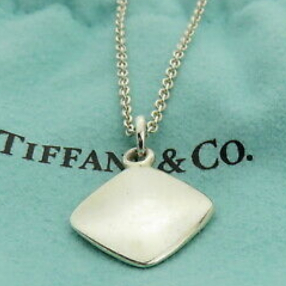 Stunning VERY RARE Rhombus 1837 necklace by TIFFANY & CO / 925 Sterling Silver - Picture 3 of 9